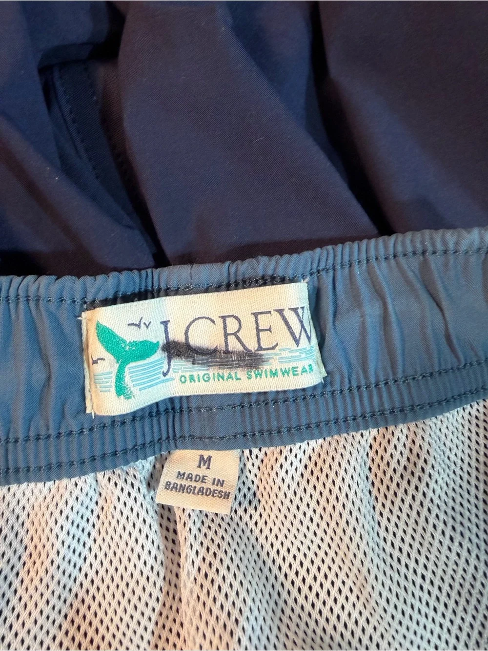 J.Crew 6'' stretch swim trunk with ECONYL® nylon in navy